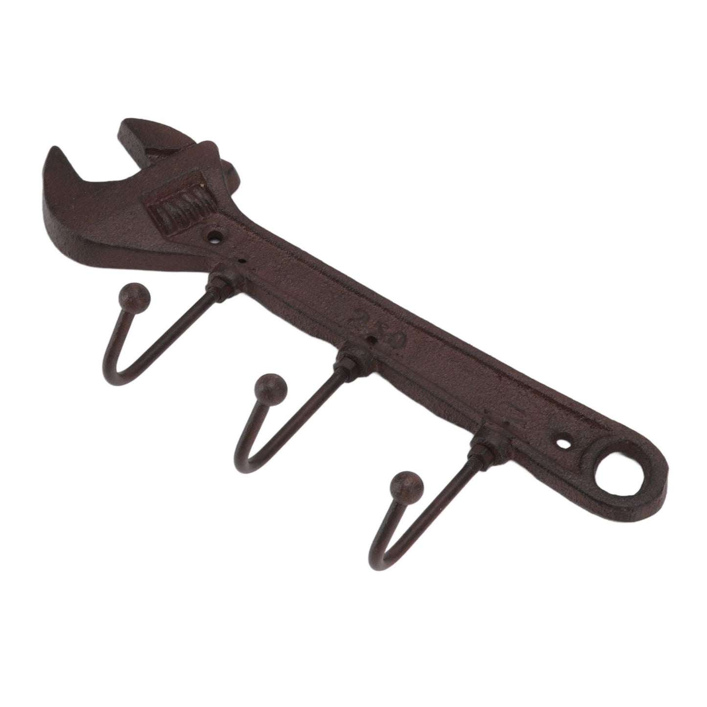 Industrial Style Hook Innovative Wall Decorative Cast Iron Hooks Clothes Hanger Pendant for Bar Entryway Wrench Shape 24x10.5x4.5cm