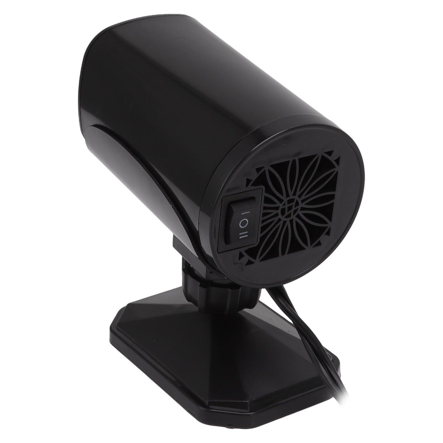 Car Heater Fan 2 in 1 Cooling Heating Car Fan Portable Windshield Defroster Defogger Black 12V