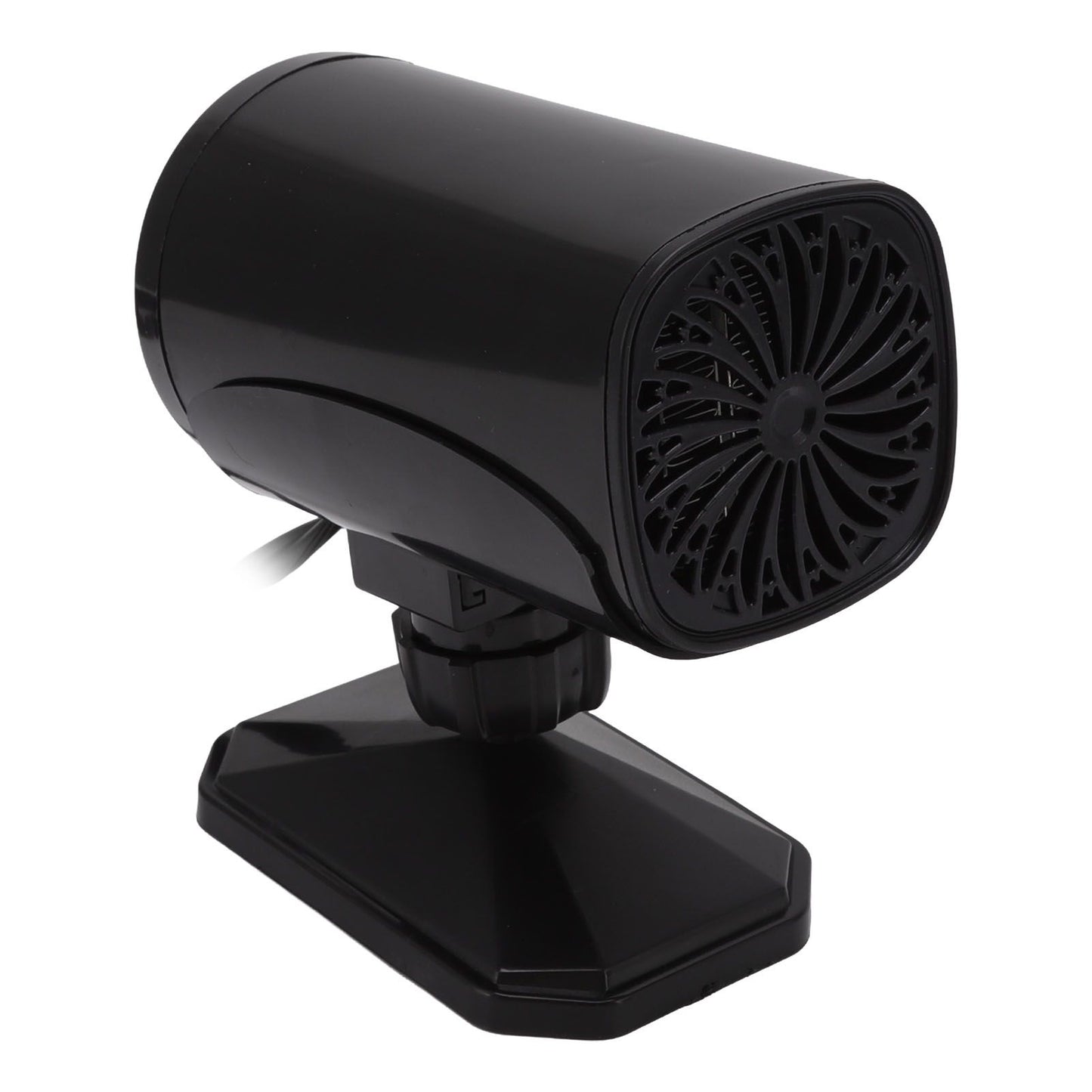 Car Heater Fan 2 in 1 Cooling Heating Car Fan Portable Windshield Defroster Defogger Black 12V