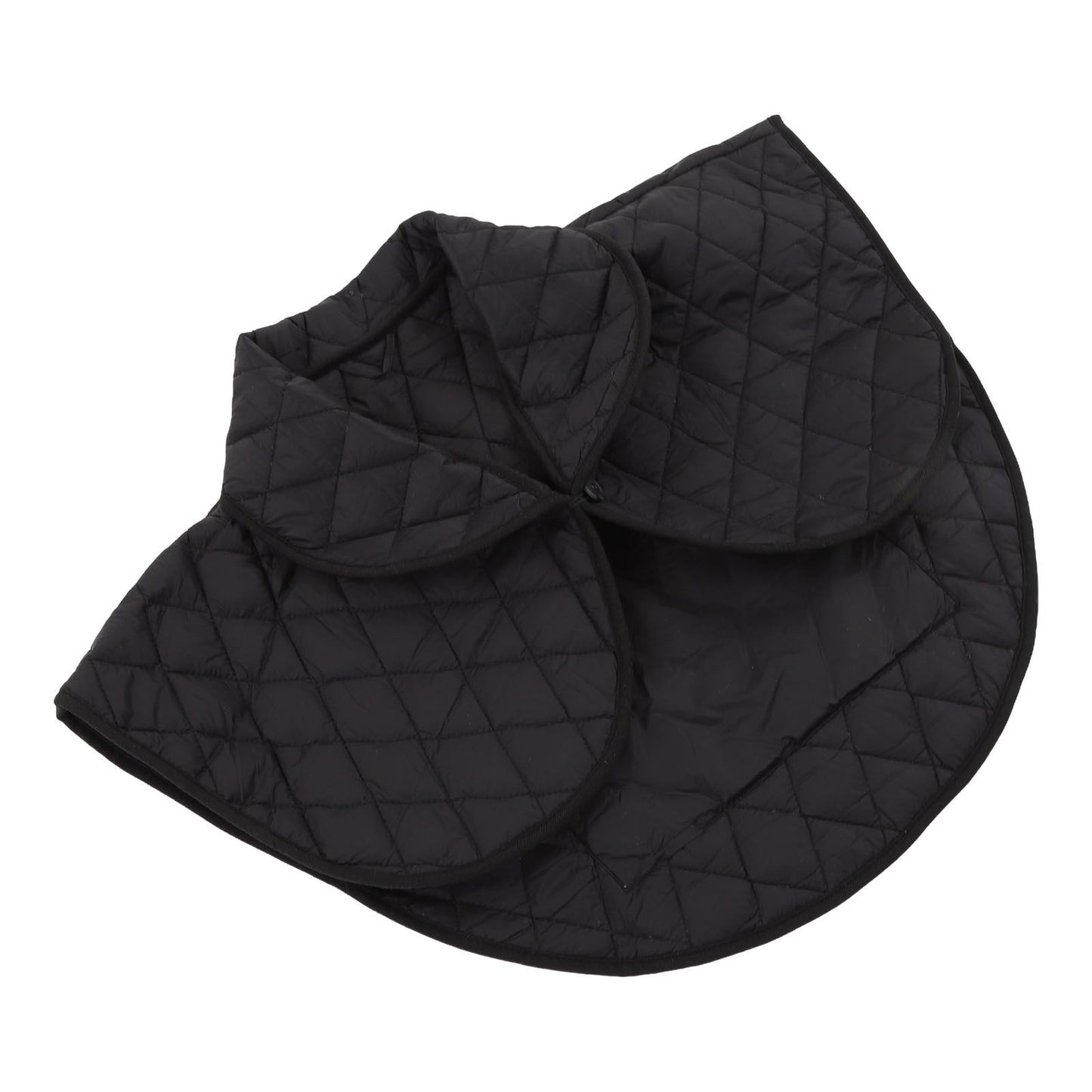 Shoulder Heating Pad Cold Proof Polyester Fiber USB Power Supply Unisex Electric Heated Shawl for Winter Black