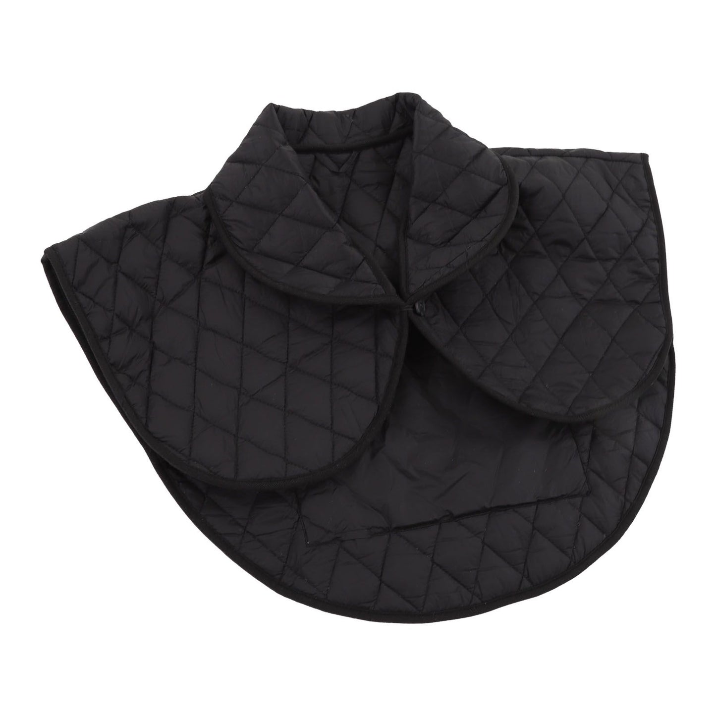Shoulder Heating Pad Cold Proof Polyester Fiber USB Power Supply Unisex Electric Heated Shawl for Winter Black