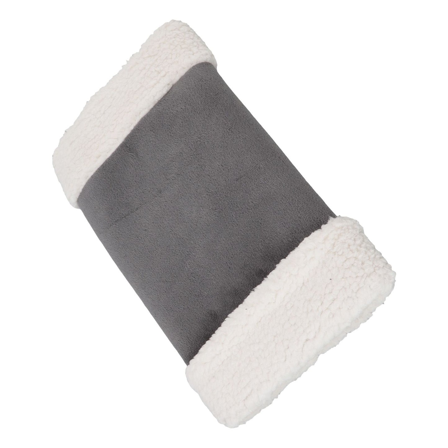 Portable Heated Hand Muff Plush Thickened Heated Hand Warmer Pouch USB Rechargeable Electric Heater for Autumn Winter Warm 10W 5V Gary