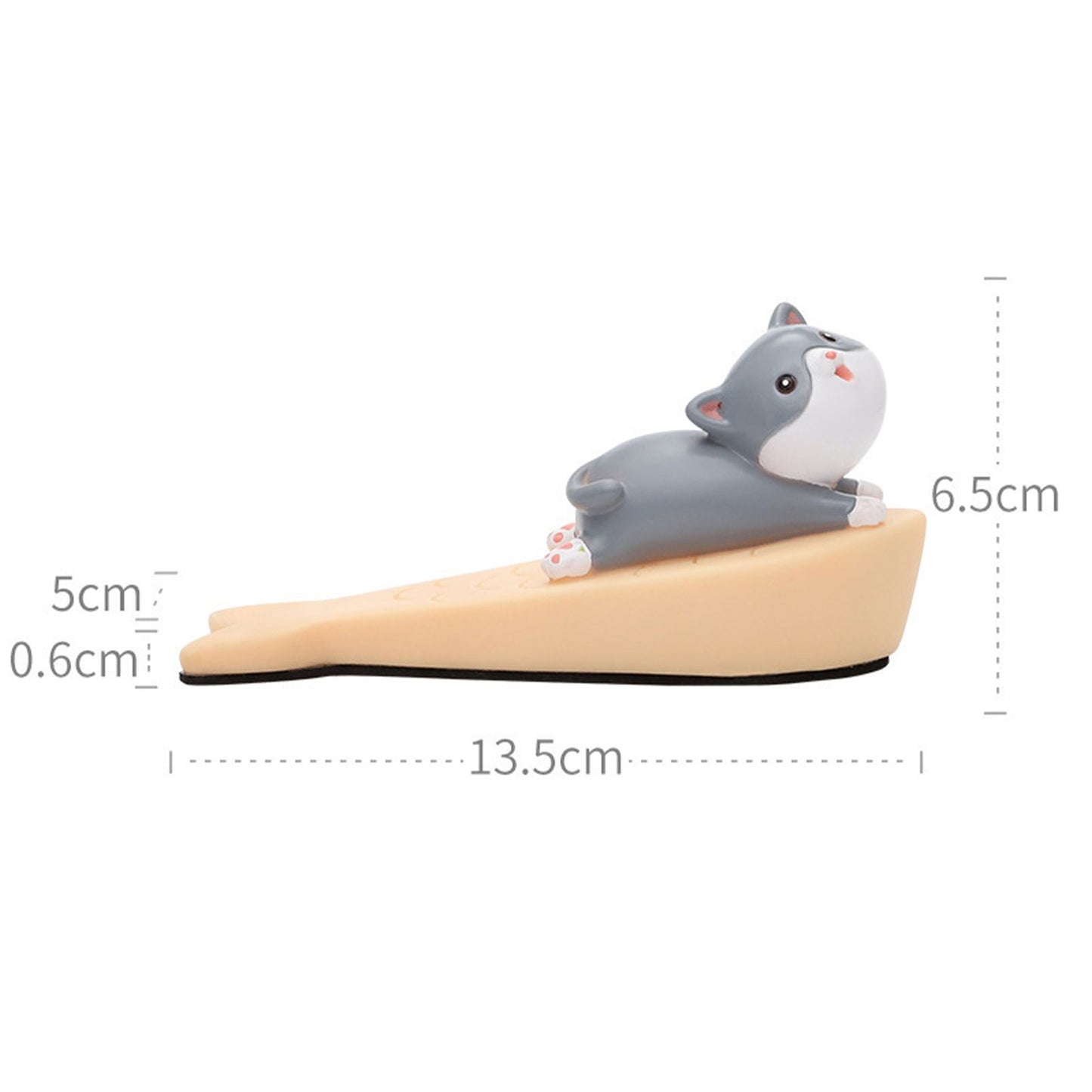 Cute Animal Door Stop Collision Prevention Windproof Prevent Slipping Funny Decorative Wedge Door Stopper Kitten