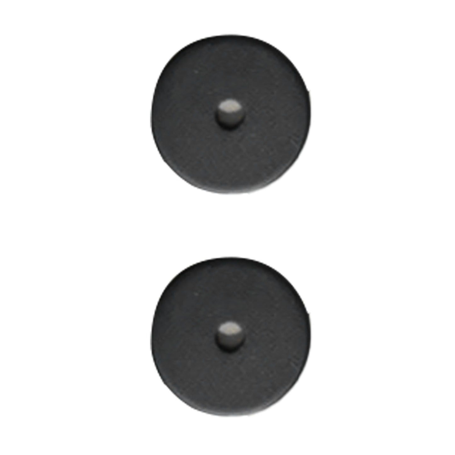 Sliding Barn Door Handle Carbon Steel 4.8mm Thick Double Sided Barn Door Push Pull Handle Black Round Handle