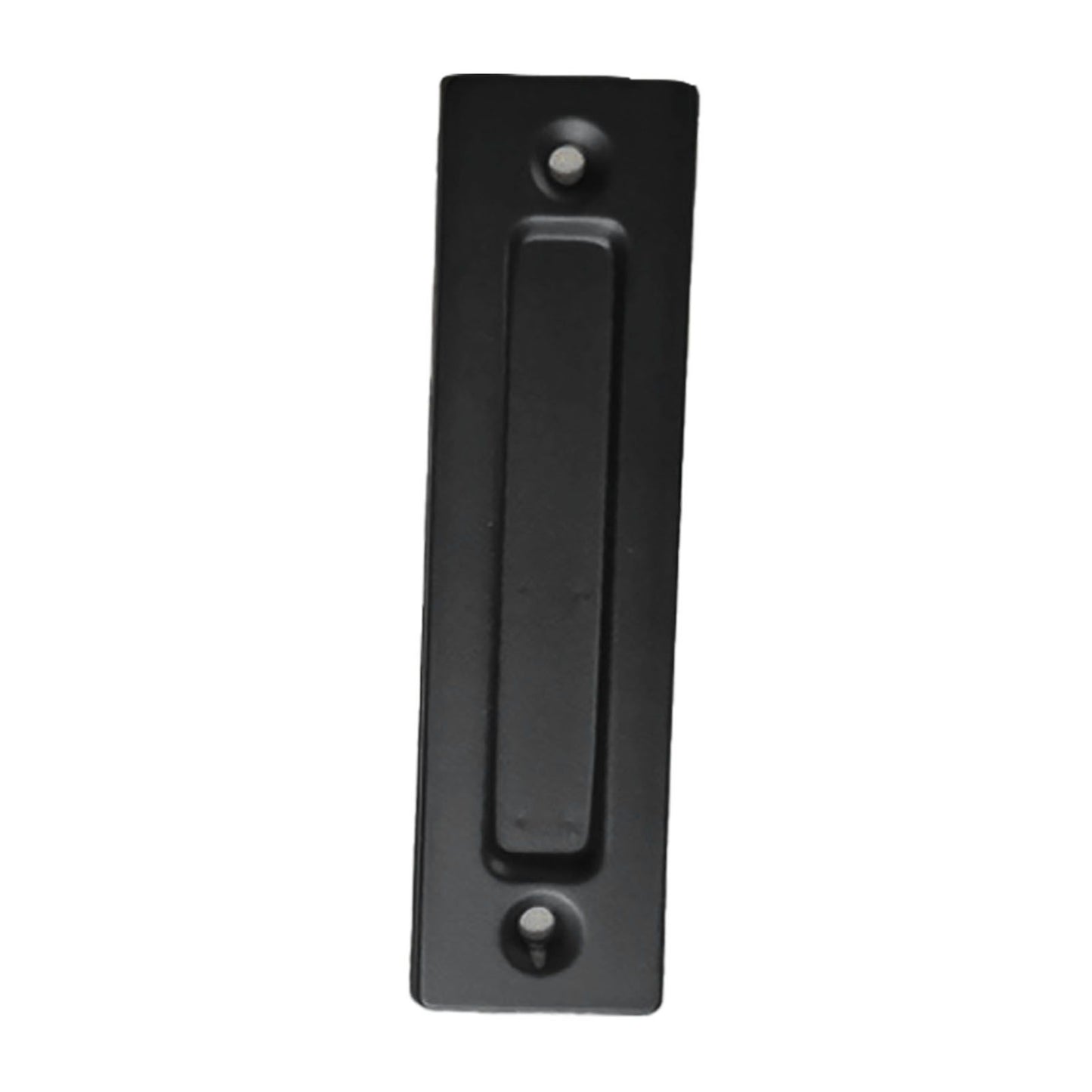 Sliding Barn Door Handle Carbon Steel 4.8mm Thick Double Sided Barn Door Push Pull Handle Black Round Handle