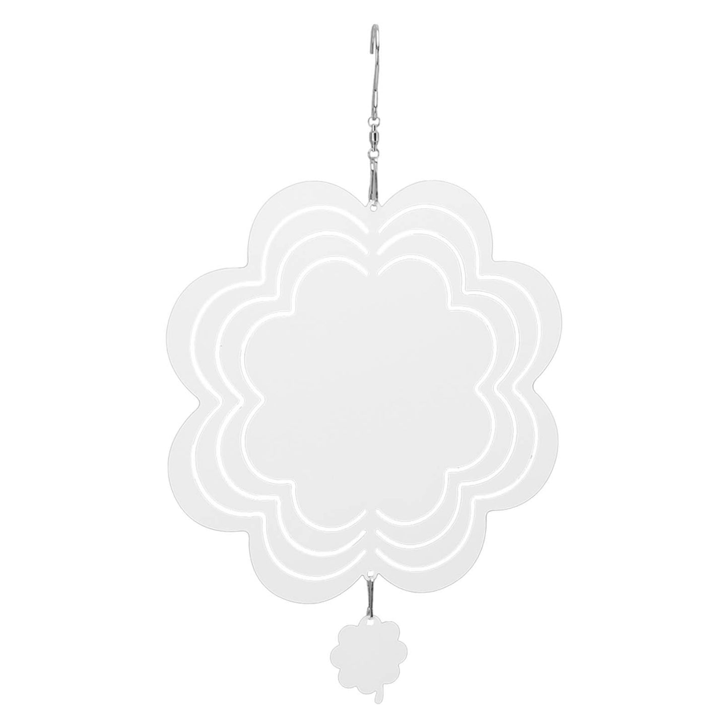 DIY Sublimation Wind Chime Aluminum Blank Wind Chimes Hanging Pendant for Outdoor Garden Courtyard Decoration 200x200x1mm