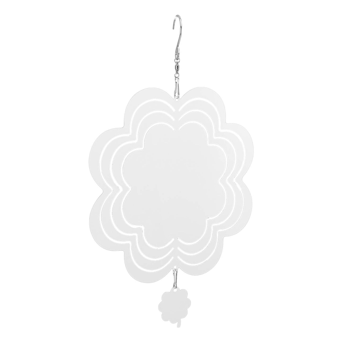 DIY Sublimation Wind Chime Aluminum Blank Wind Chimes Hanging Pendant for Outdoor Garden Courtyard Decoration 200x200x1mm