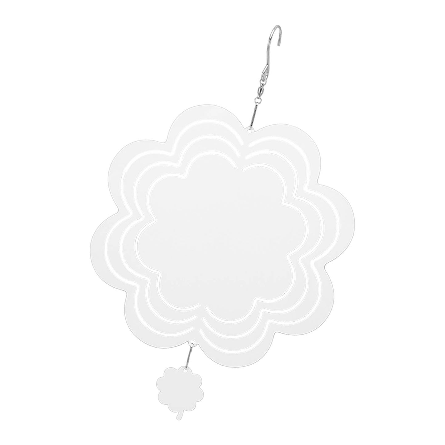 DIY Sublimation Wind Chime Aluminum Blank Wind Chimes Hanging Pendant for Outdoor Garden Courtyard Decoration 200x200x1mm