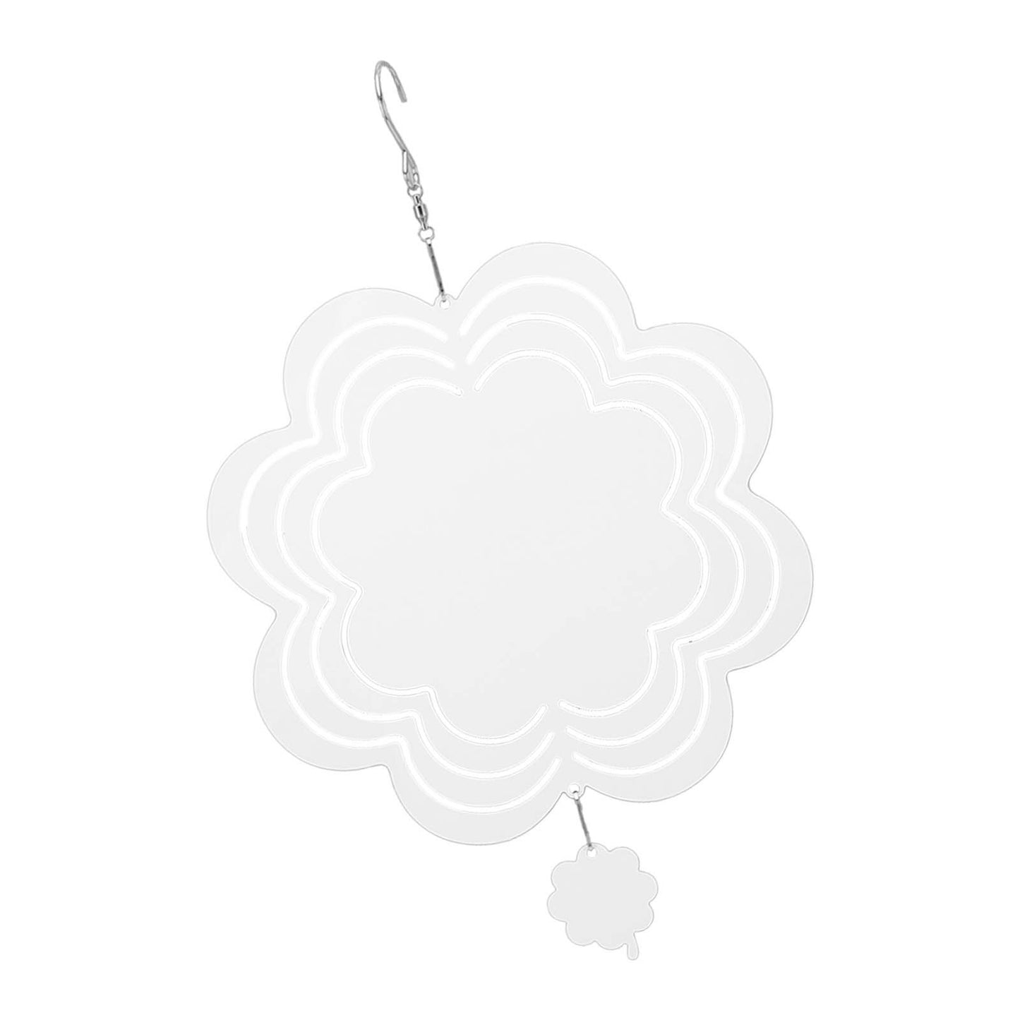 DIY Sublimation Wind Chime Aluminum Blank Wind Chimes Hanging Pendant for Outdoor Garden Courtyard Decoration 200x200x1mm
