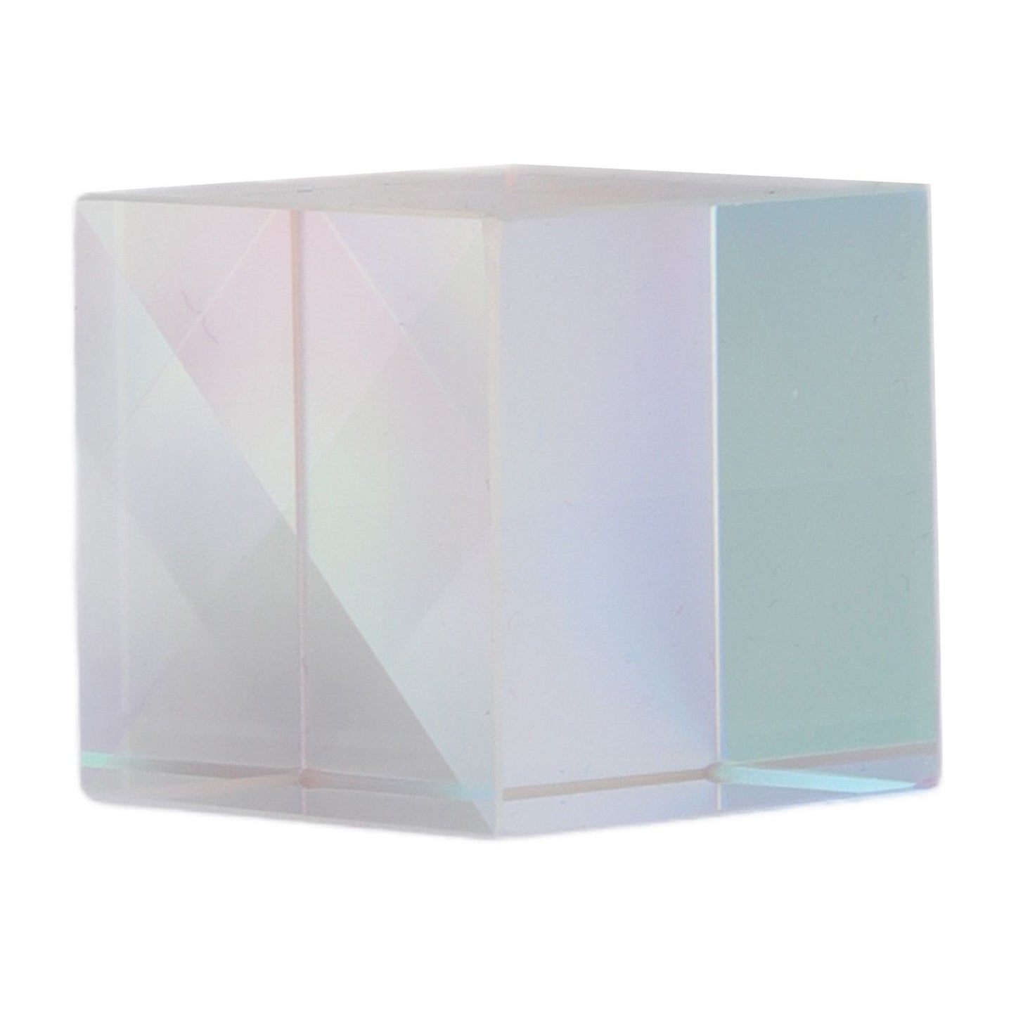 Prism Cube Optical Glass RGB Dispersion Color Cube Sun Catcher X Cube Prism Birthday Gift 20x20x20mm/0.8x0.8x0.8in
