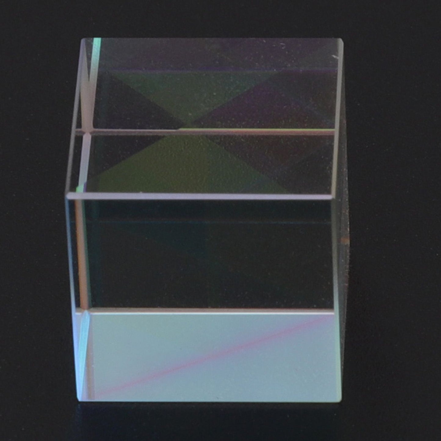 Prism Cube Optical Glass RGB Dispersion Color Cube Sun Catcher X Cube Prism Birthday Gift 20x20x20mm/0.8x0.8x0.8in