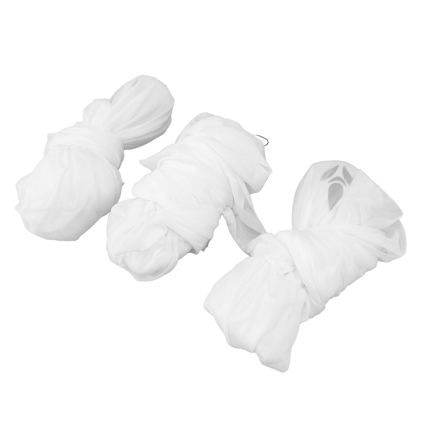 3Pcs Halloween Hanging Ghosts Glowing in The Dark 2 Layers Easy Installation Flying Ghosts for Party Indoor Decoration