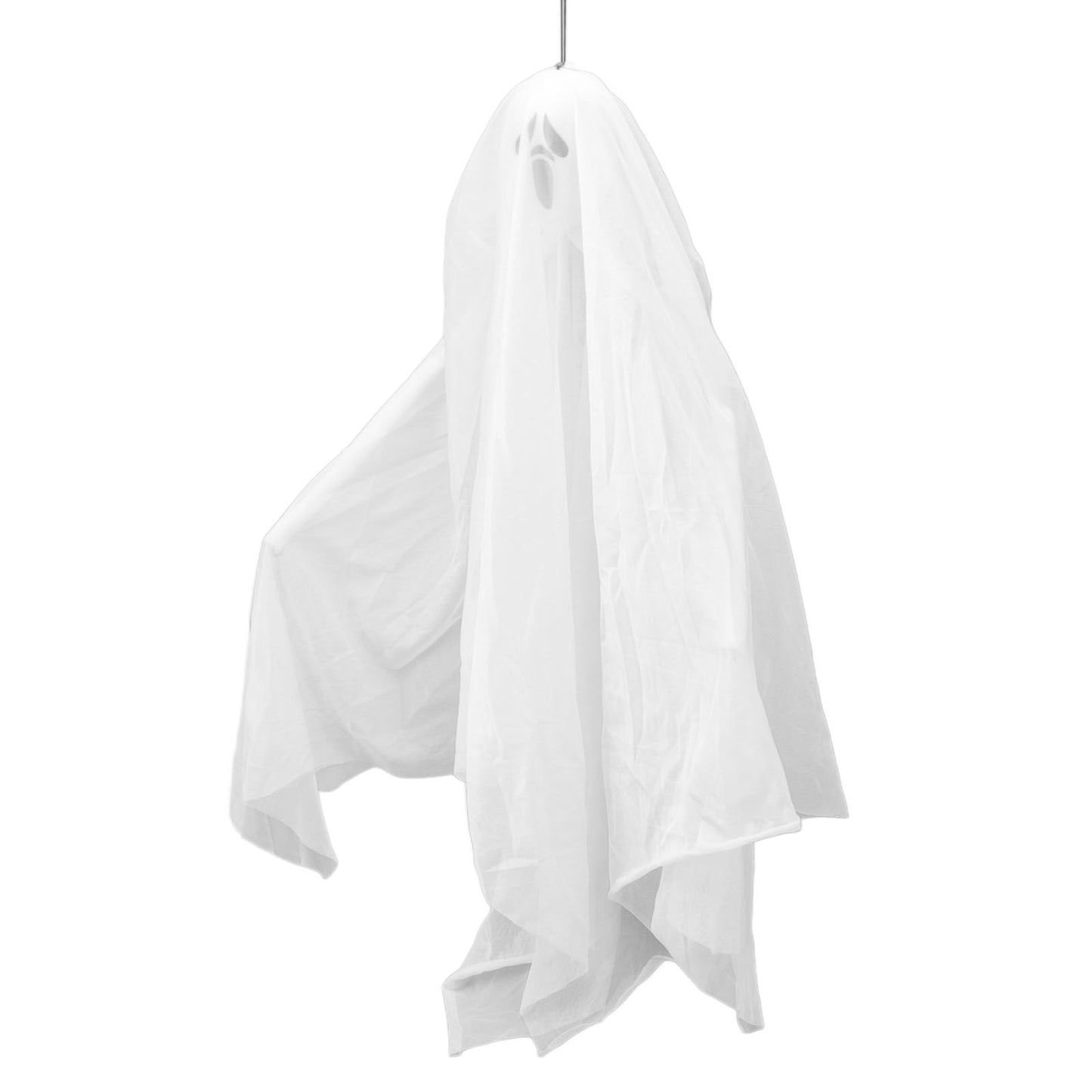 3Pcs Halloween Hanging Ghosts Glowing in The Dark 2 Layers Easy Installation Flying Ghosts for Party Indoor Decoration