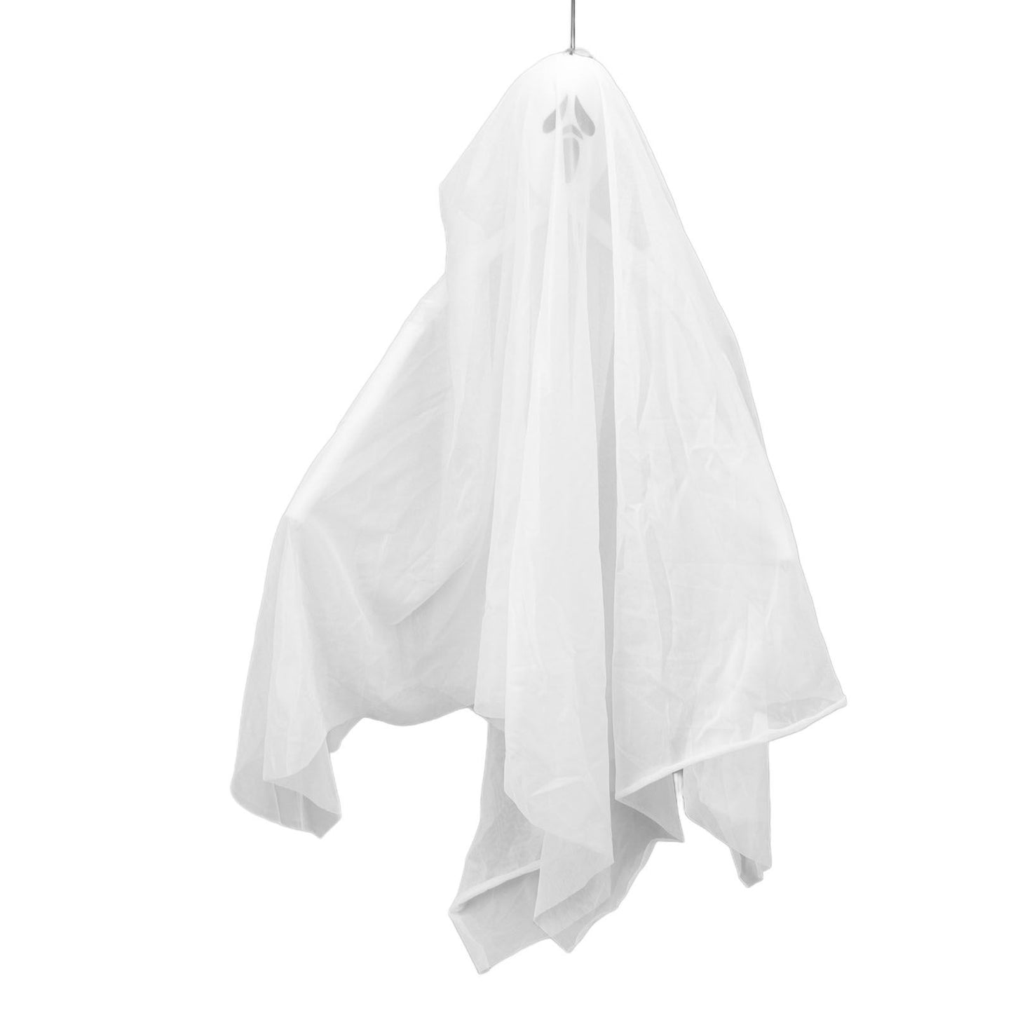 3Pcs Halloween Hanging Ghosts Glowing in The Dark 2 Layers Easy Installation Flying Ghosts for Party Indoor Decoration