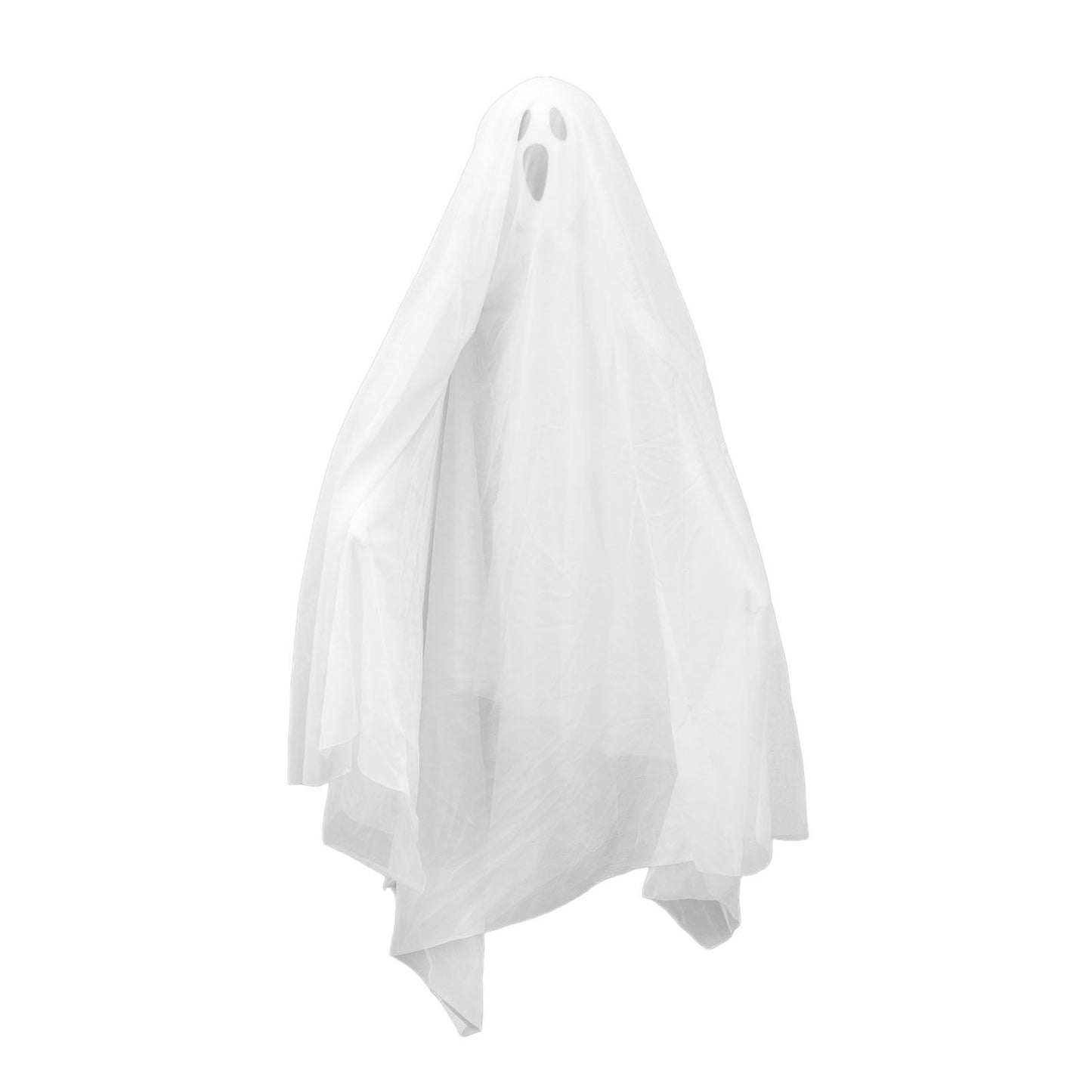 3Pcs Halloween Hanging Ghosts Glowing in The Dark 2 Layers Easy Installation Flying Ghosts for Party Indoor Decoration