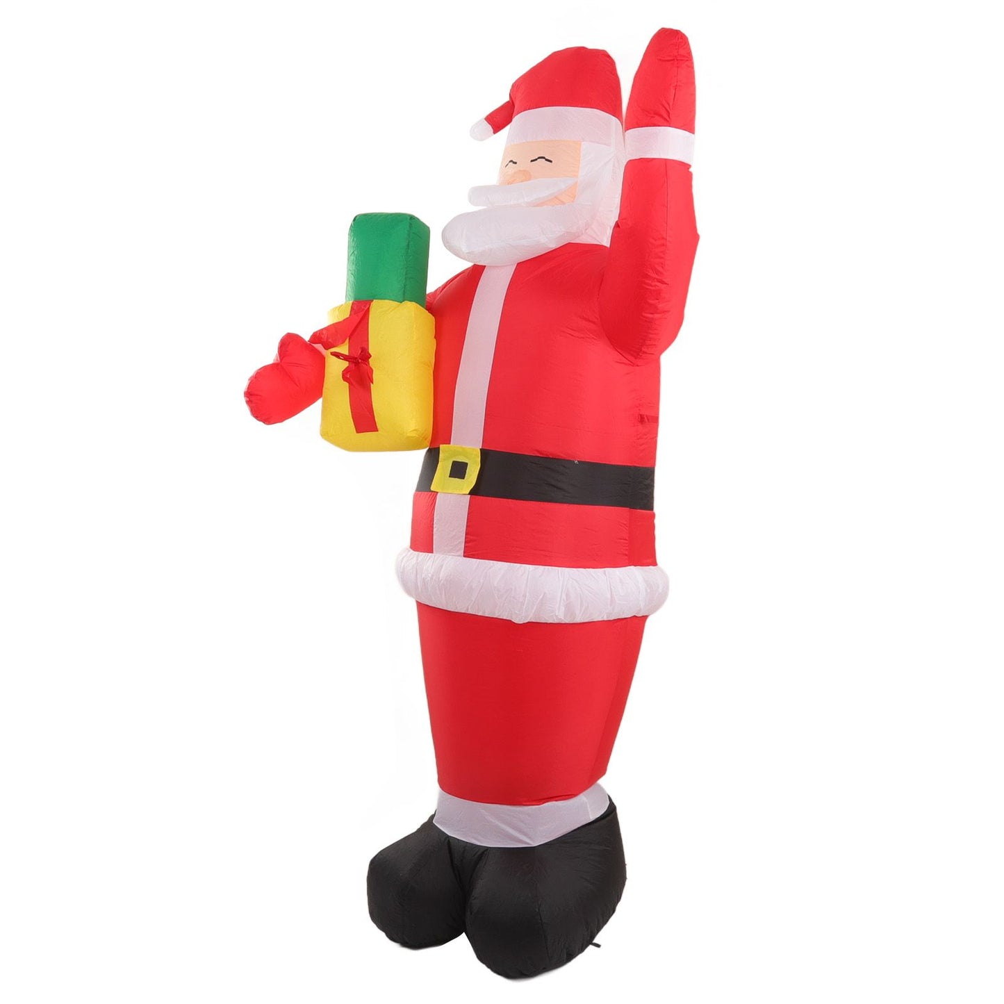 Inflatable Christmas Old Man Model with Gift Bag in Hand LED Growing Inflatable Christmas Man for Outdoor Garden Yard AU 100‑240V
