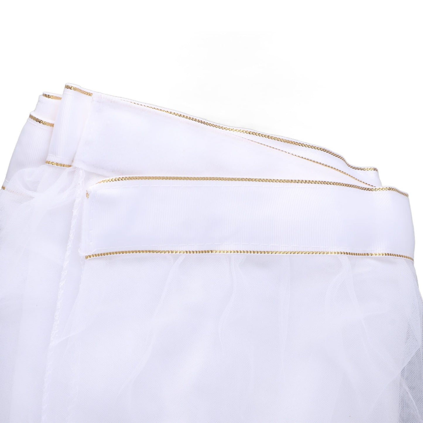 Table Cloth Soft Fluffy Stretchy Tulle Wedding Table Runner Table Skirt Wedding Table Decorations White 183x75cm (6x2.5ft)