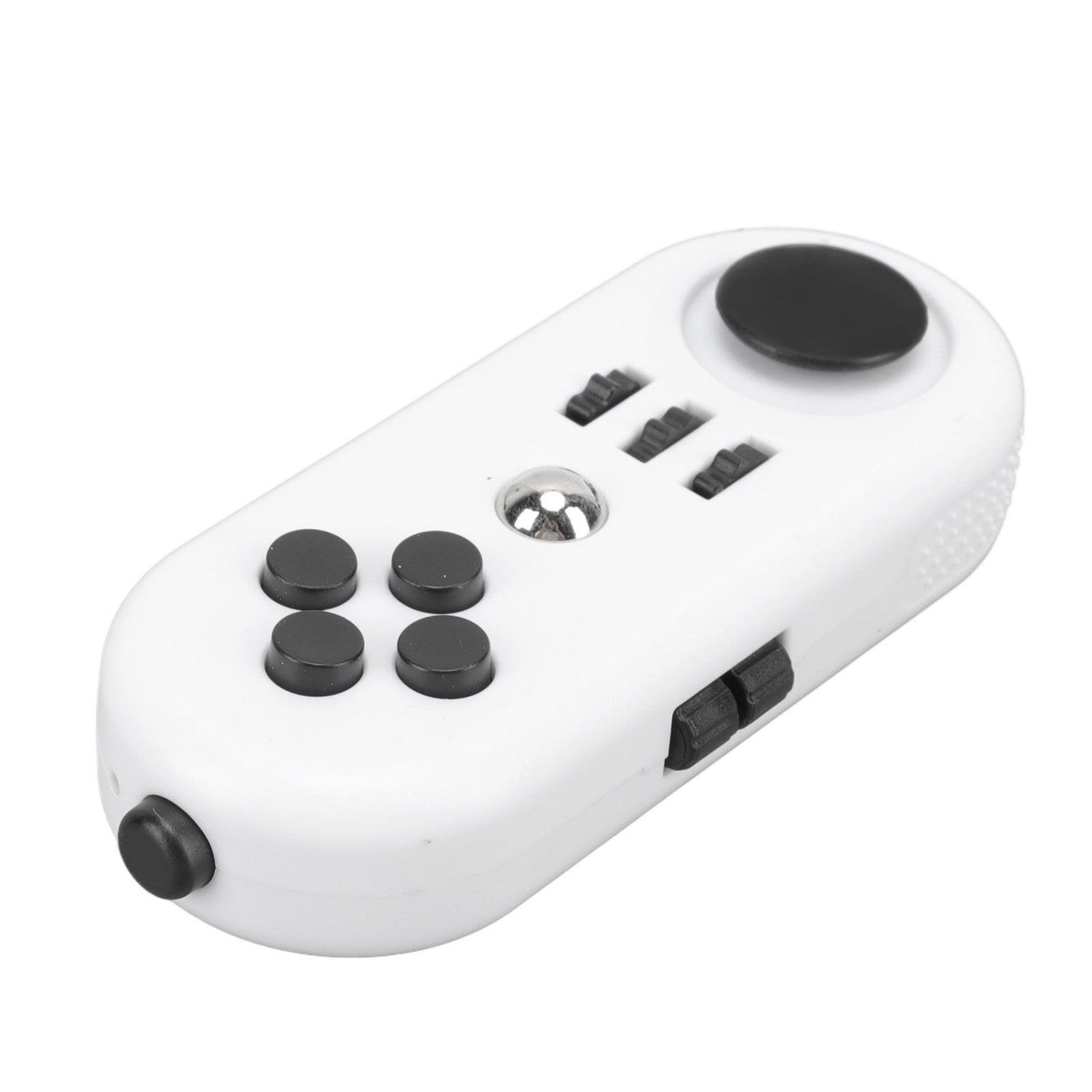 Fidget Toy Reduce Stress Relax Mood Portable Anxiety Sensory EDC Toy Sensory Fidgets Controller Pad 5 White and Black