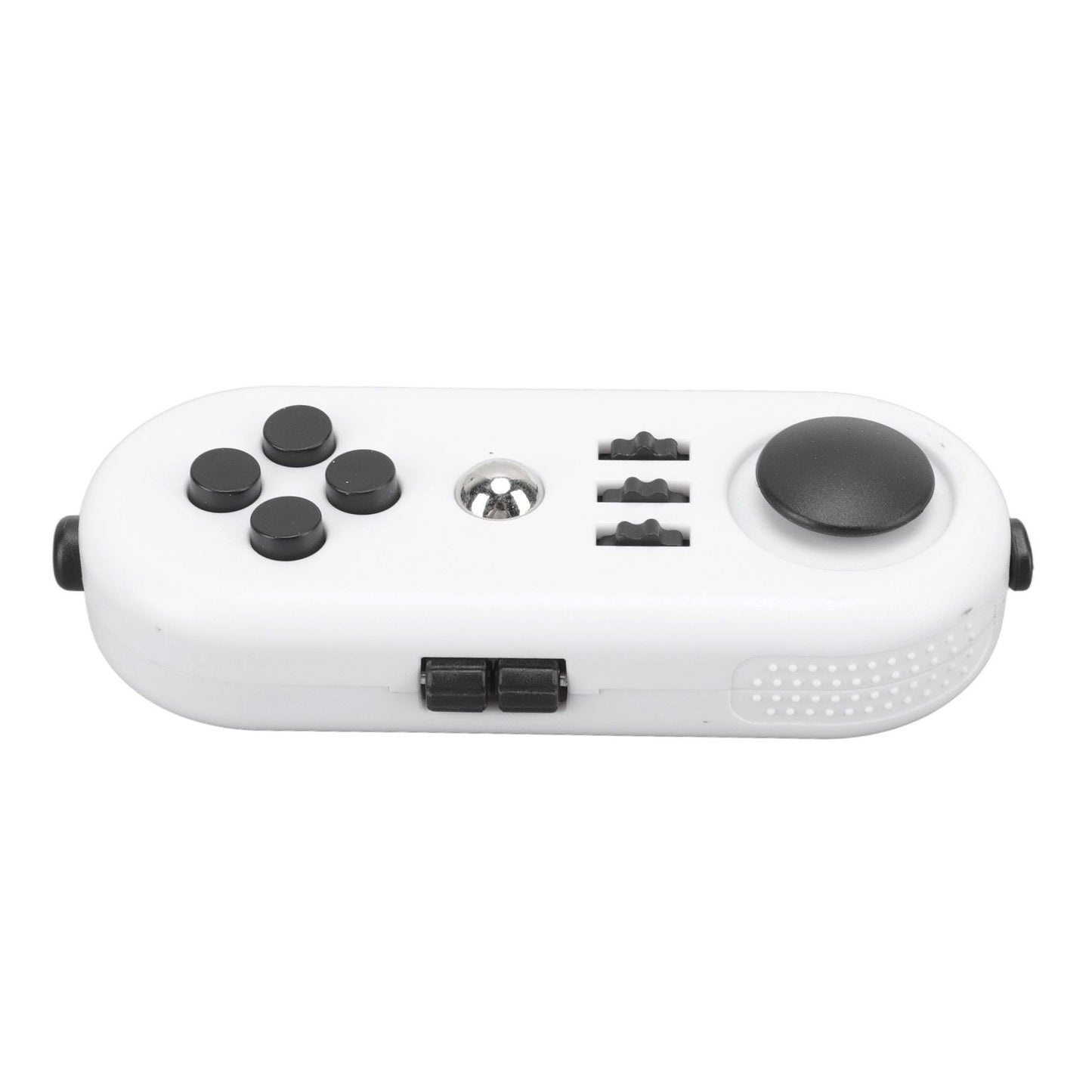 Fidget Toy Reduce Stress Relax Mood Portable Anxiety Sensory EDC Toy Sensory Fidgets Controller Pad 5 White and Black