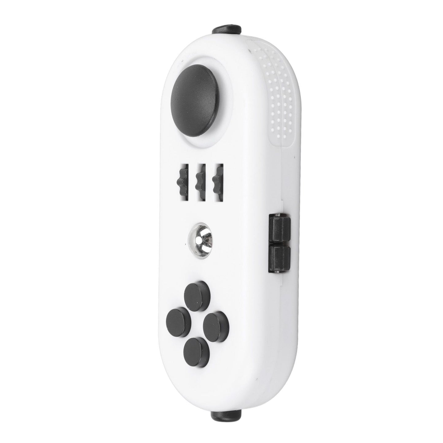 Fidget Toy Reduce Stress Relax Mood Portable Anxiety Sensory EDC Toy Sensory Fidgets Controller Pad 5 White and Black