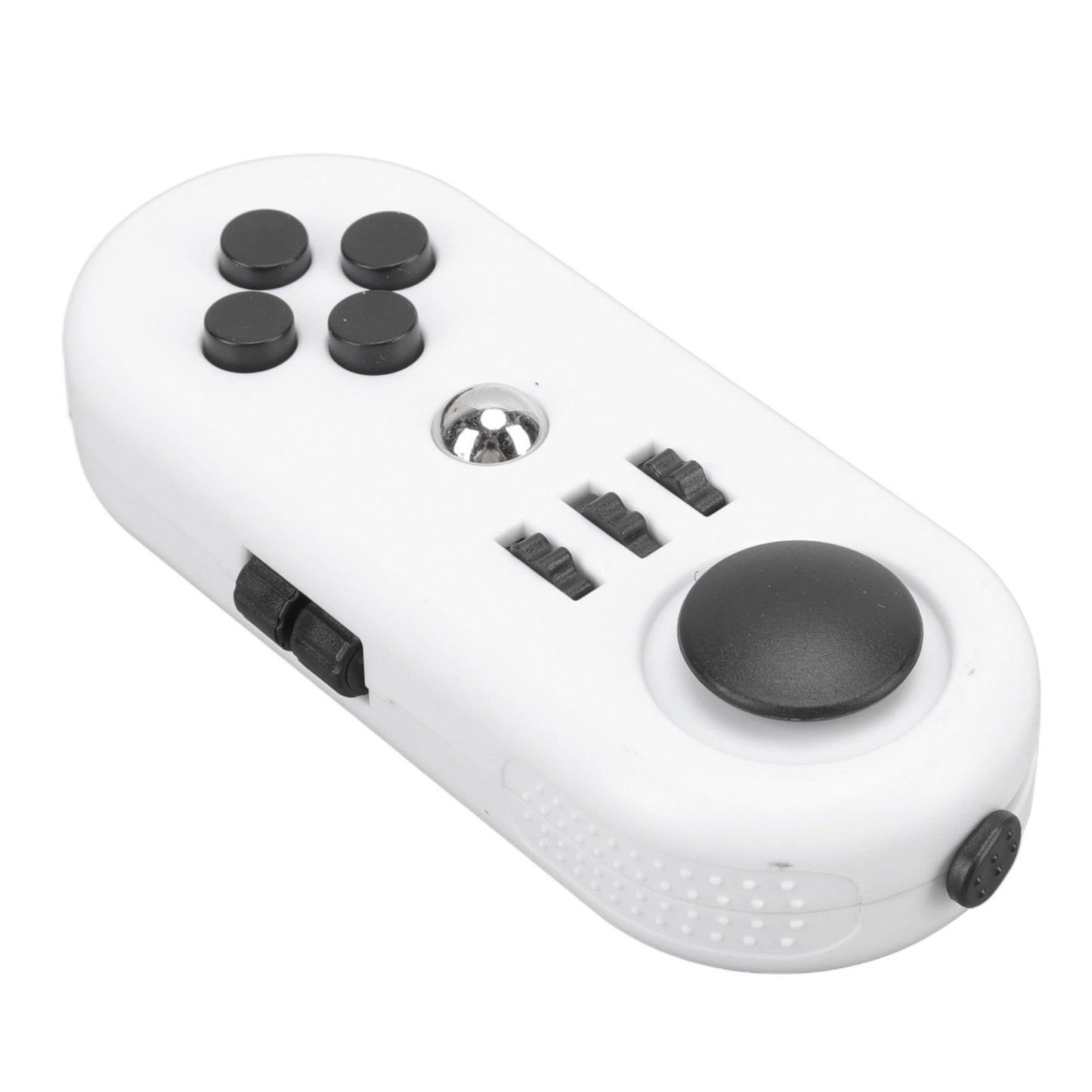 Fidget Toy Reduce Stress Relax Mood Portable Anxiety Sensory EDC Toy Sensory Fidgets Controller Pad 5 White and Black