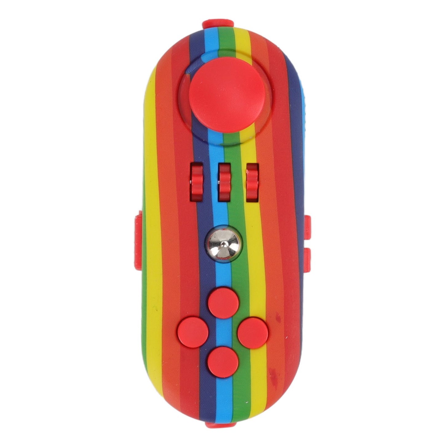 Fidget Toy Reduce Stress Relax Mood Portable Anxiety Sensory EDC Toy Sensory Fidgets Controller Pad 9 Colorful