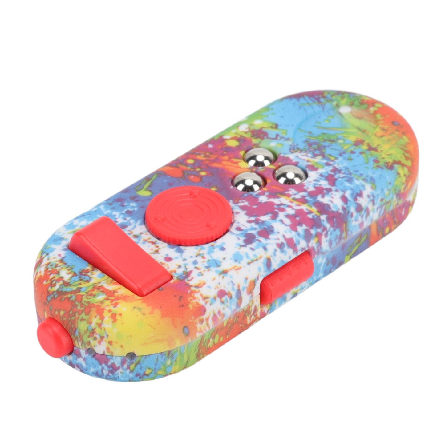 Fidget Toy Reduce Stress Relax Mood Portable Anxiety Sensory EDC Toy Sensory Fidgets Controller Pad 11 Graffiti Color