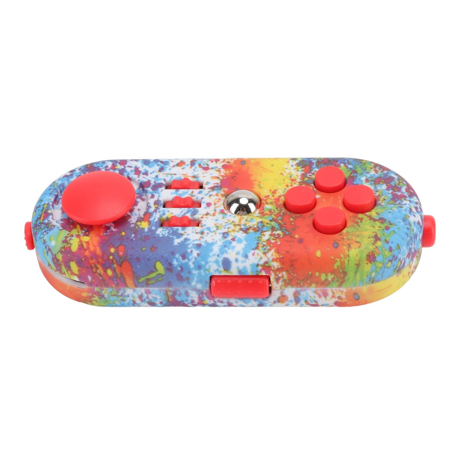 Fidget Toy Reduce Stress Relax Mood Portable Anxiety Sensory EDC Toy Sensory Fidgets Controller Pad 11 Graffiti Color
