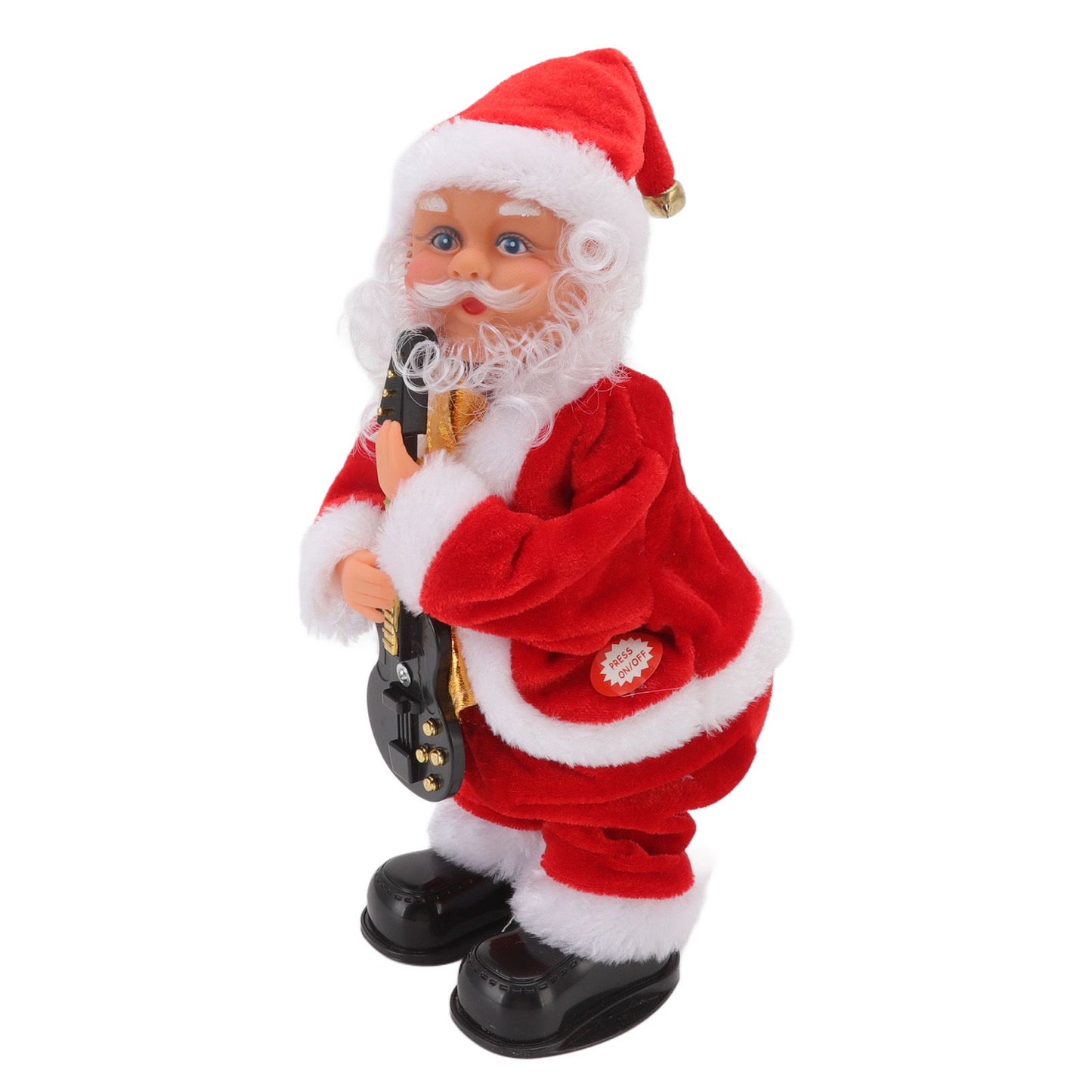 Electric Musical Dancing Christmas Old Man Interesting Hip Shaking Christmas Old Man Doll Decoration Gifts Guitar