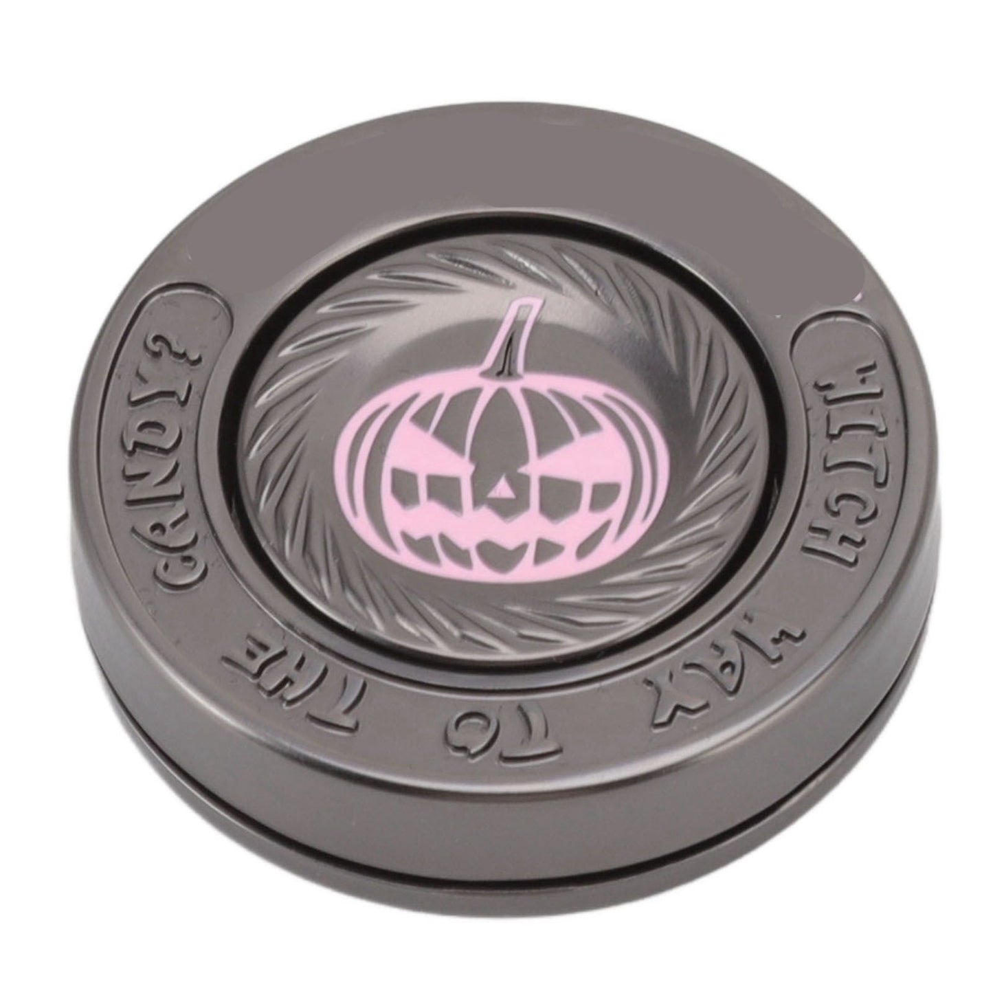 Fidget Spinning Toy Evil Pumpkin Round Lightweight Stress Relieving EDC Desk Toy for Office