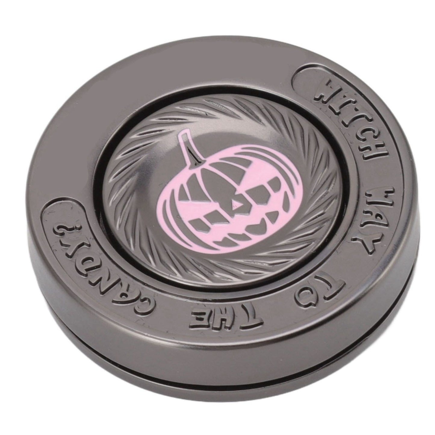 Fidget Spinning Toy Evil Pumpkin Round Lightweight Stress Relieving EDC Desk Toy for Office