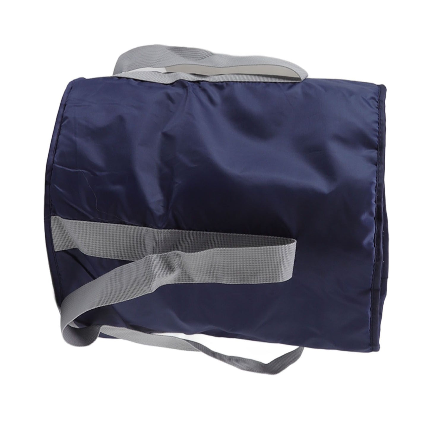 Foldable Foot Tub Polyester Double Layer Collapsible Camping Bucket with Storage Bag for Outdoor Navy Blue