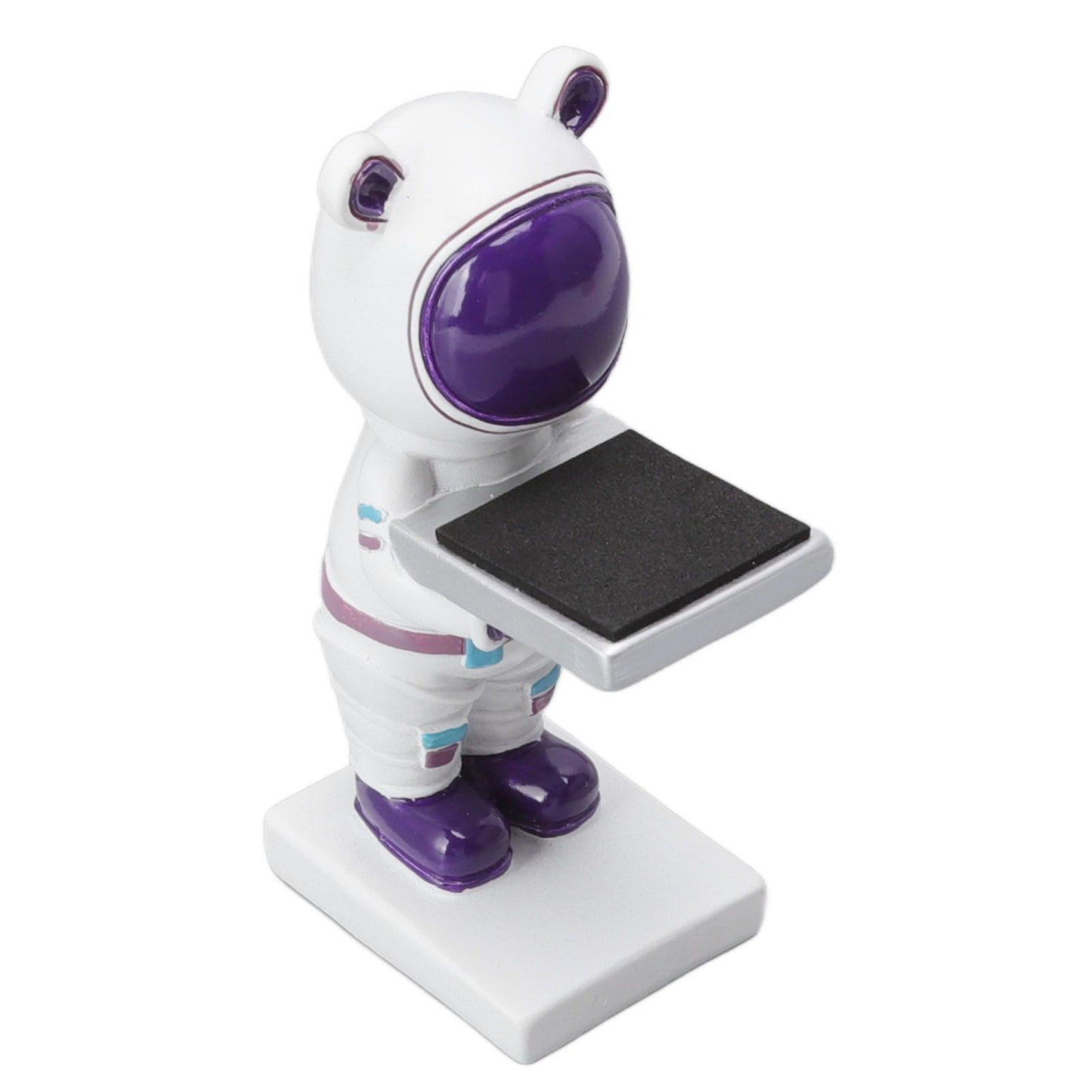Resin Watch Stand Handmade Figurine Model Decorative Watch Display Stand for Home White Bear