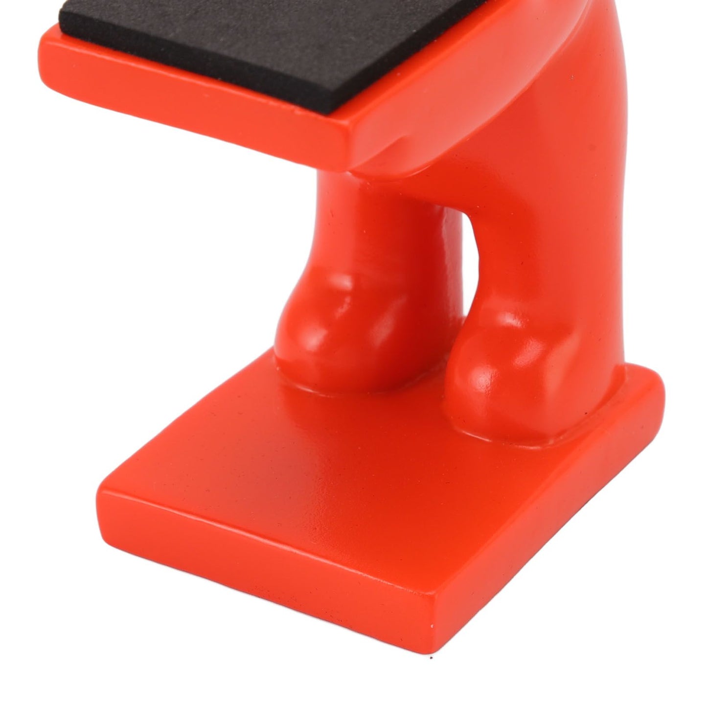 Bear Watch Stand Handcrafted Three Dimensional Modern Style Resin Watch Display Stand for Home Office Orange