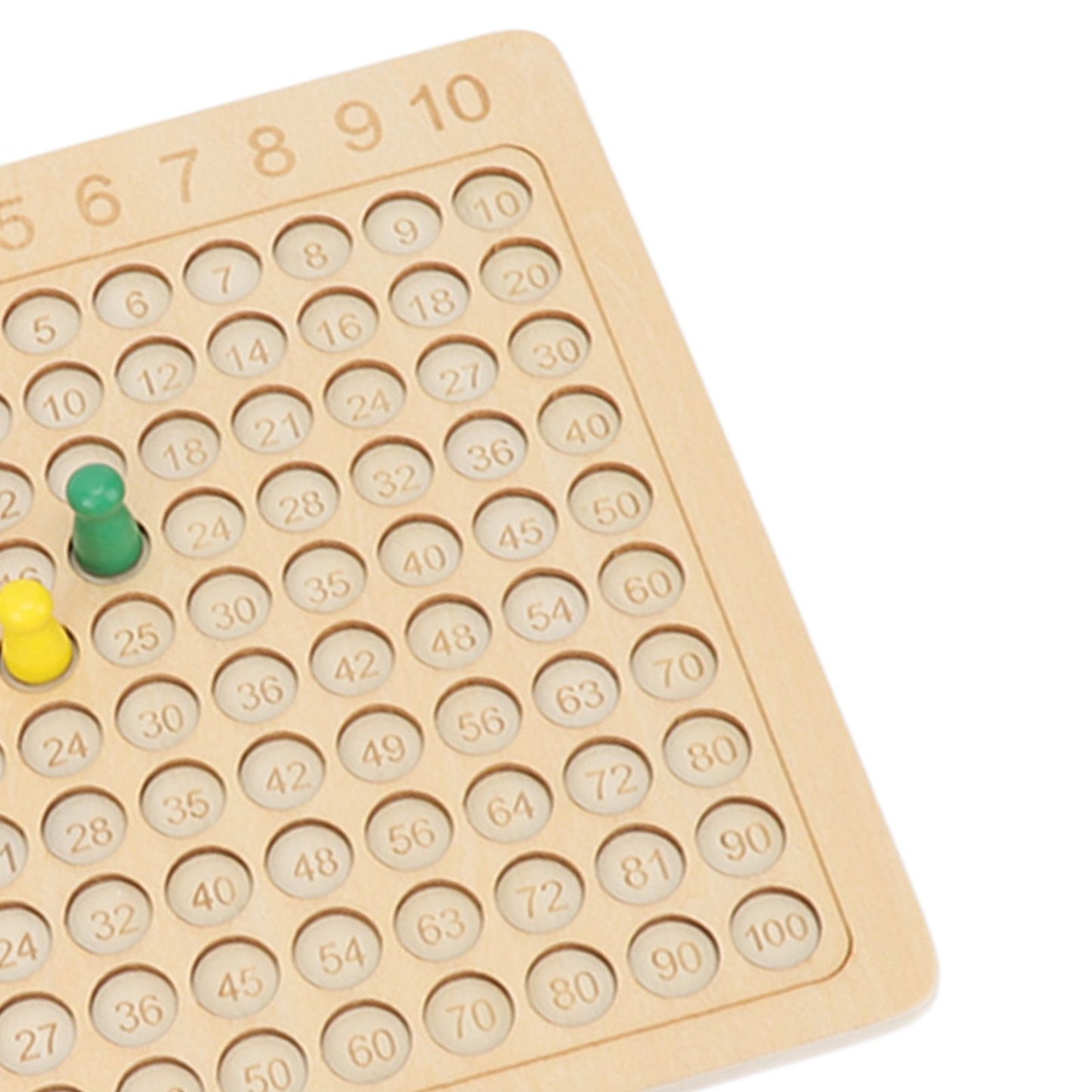 Math Multiplication Board Children Montessori Counting Educational Toys Wooden Multiplication Table Board Game