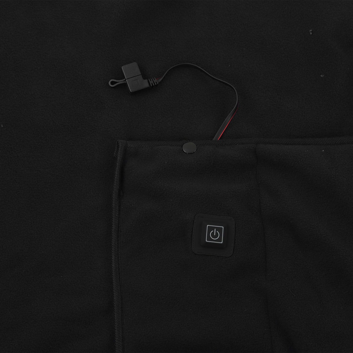 USB Warm Shawl 3 Level Temperature Adjustment Electric Throw Blanket for Shoulder Neck Legs Waist Black