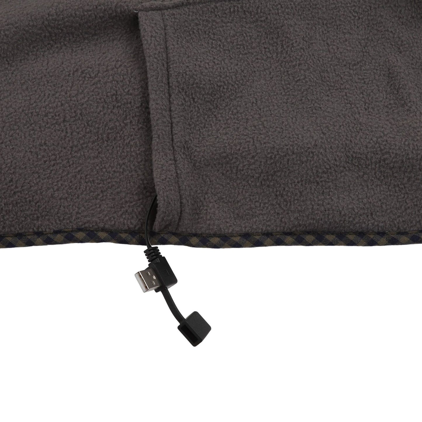 Electric Heating Blanket Fast Heating USB Electric Throw Blanket with Larger Heating Area for Students Office Workers Gray Green