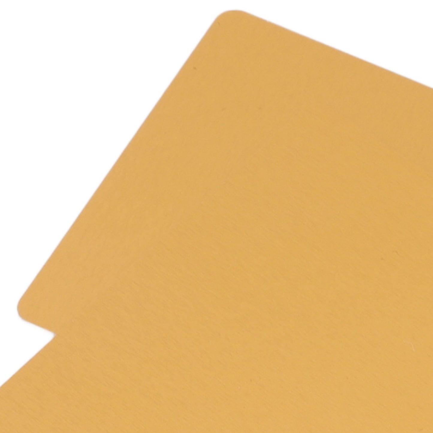 50 Sheets Metal Business Card Heat Transfer Aluminum Business Cards Blanks DIY Craft Supplies Gold