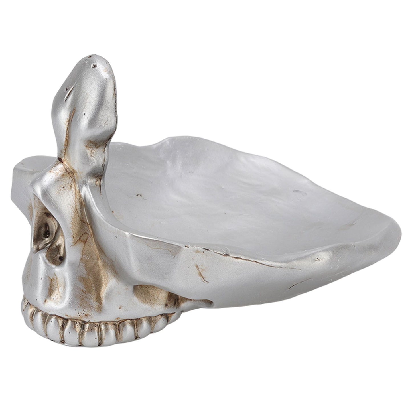 Skull Glasses Stand Decorative Synthetic Resin Statue Eyeglasses Display Holder for Home Office