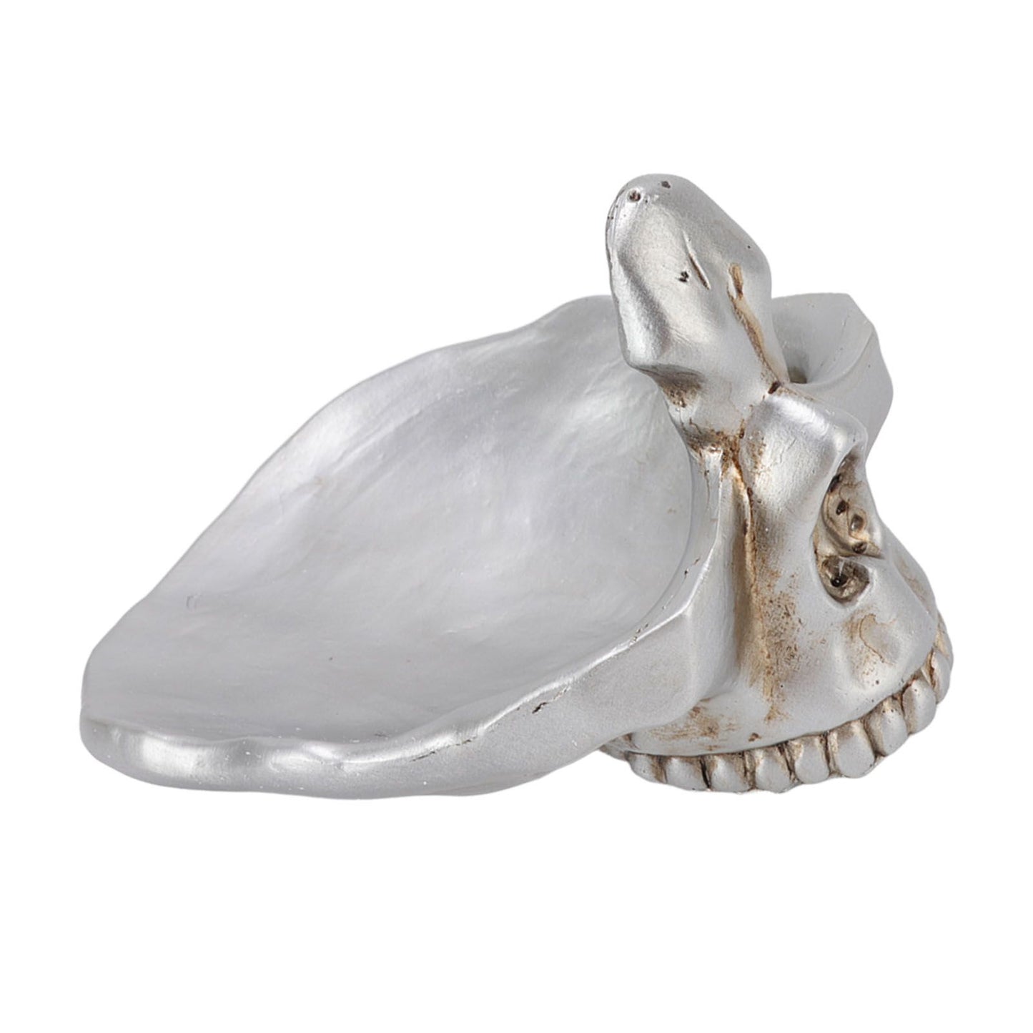 Skull Glasses Stand Decorative Synthetic Resin Statue Eyeglasses Display Holder for Home Office
