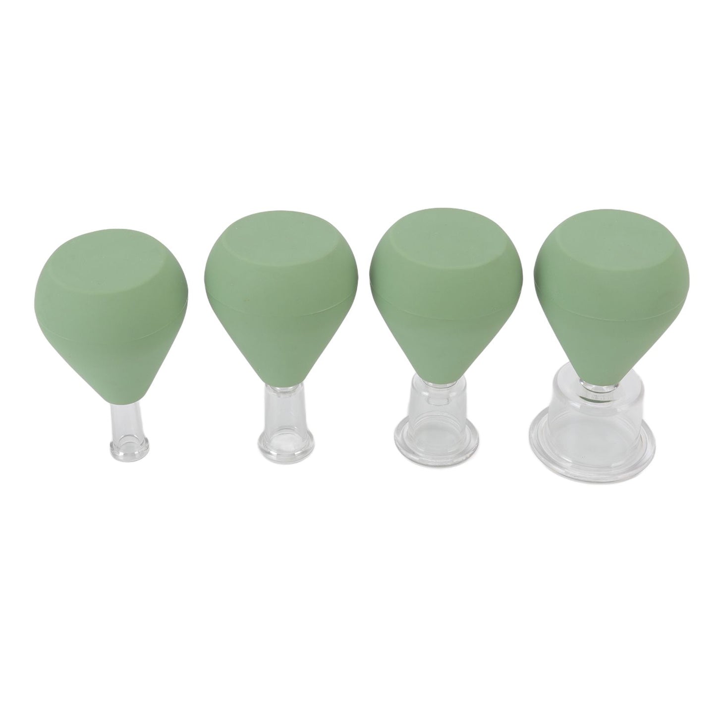 4Pcs Facial Cupping Therapy Set Help Sleep Tighten Skin Reduce Fine Lines Face Vacuum Suction Cup for Home Beauty Salon