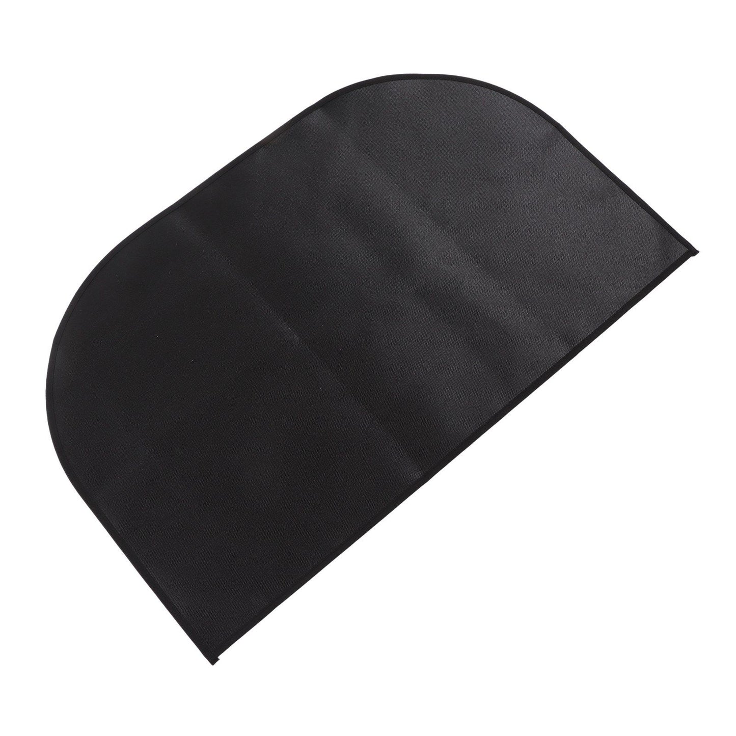 Fire Pit Mat Insulated Fireproof Heat Resistant Foldable Under Grill Mat for Fireplace Outdoor Camping Black 50x80cm/19.7x31.5in