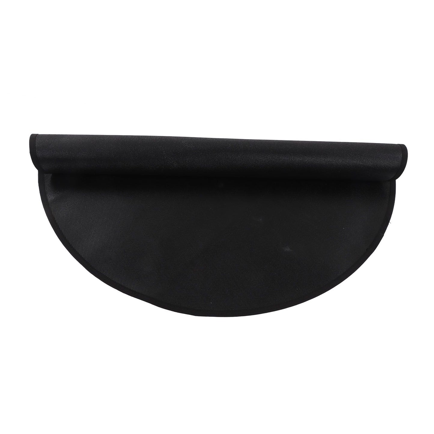 Grill Mat Fireproof High Temperature Resistance Washable Reusable Round BBQ Mat Black 32in / 82cm Dia
