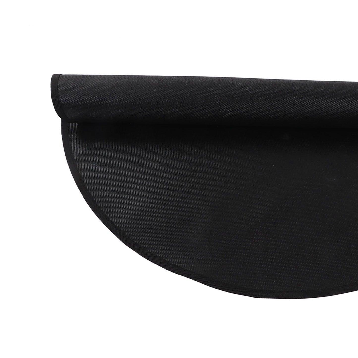 Grill Mat Fireproof High Temperature Resistance Washable Reusable Round BBQ Mat Black 32in / 82cm Dia