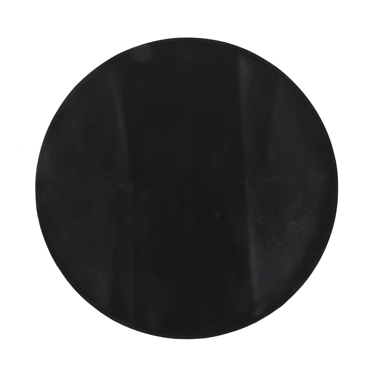 Grill Mat Fireproof High Temperature Resistance Washable Reusable Round BBQ Mat Black 36in / 92cm Dia