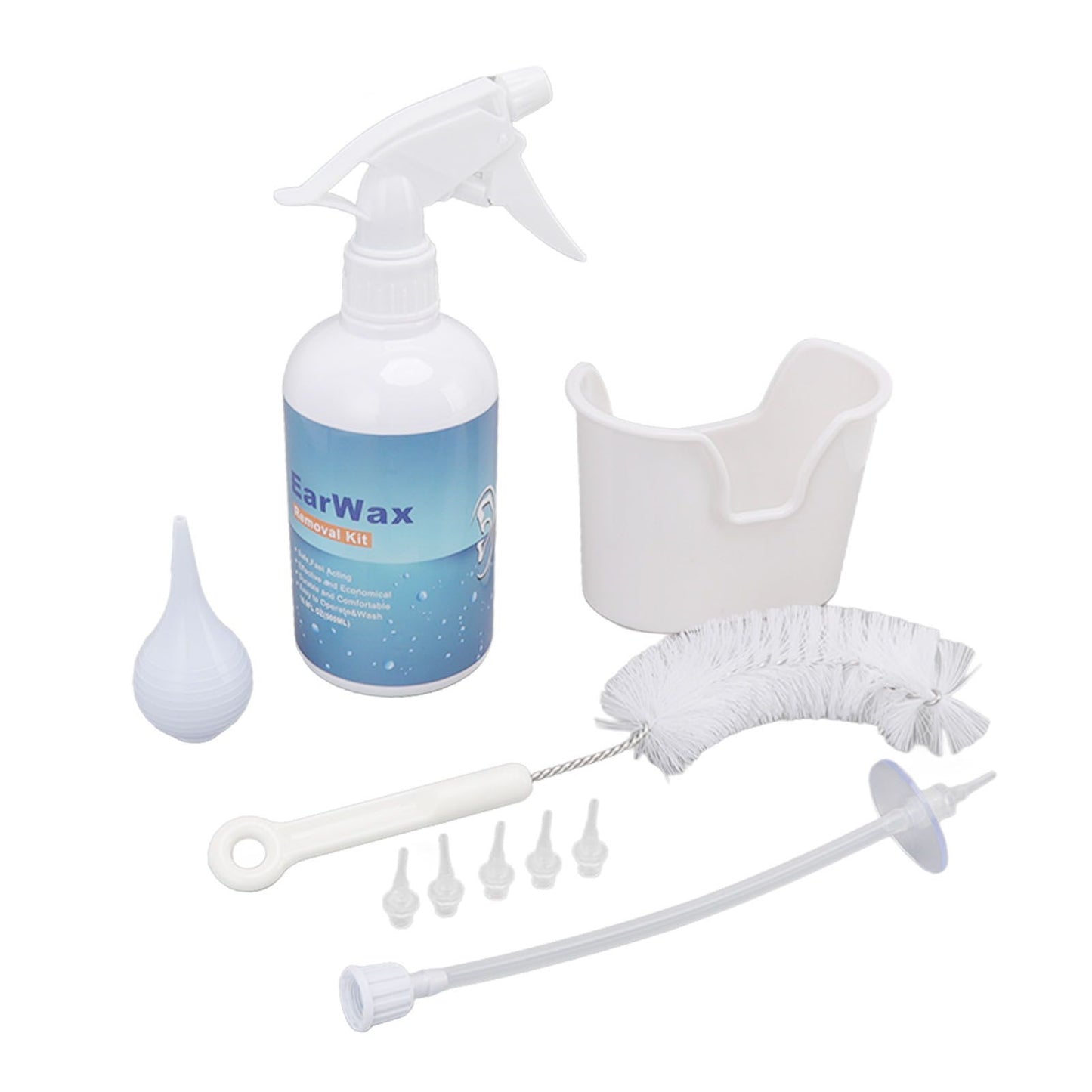 Ear Cleaning Kits 500ml Professional Ear Washer Irrigation Flushing Kit Ear Wax Removal Tool for Home Use