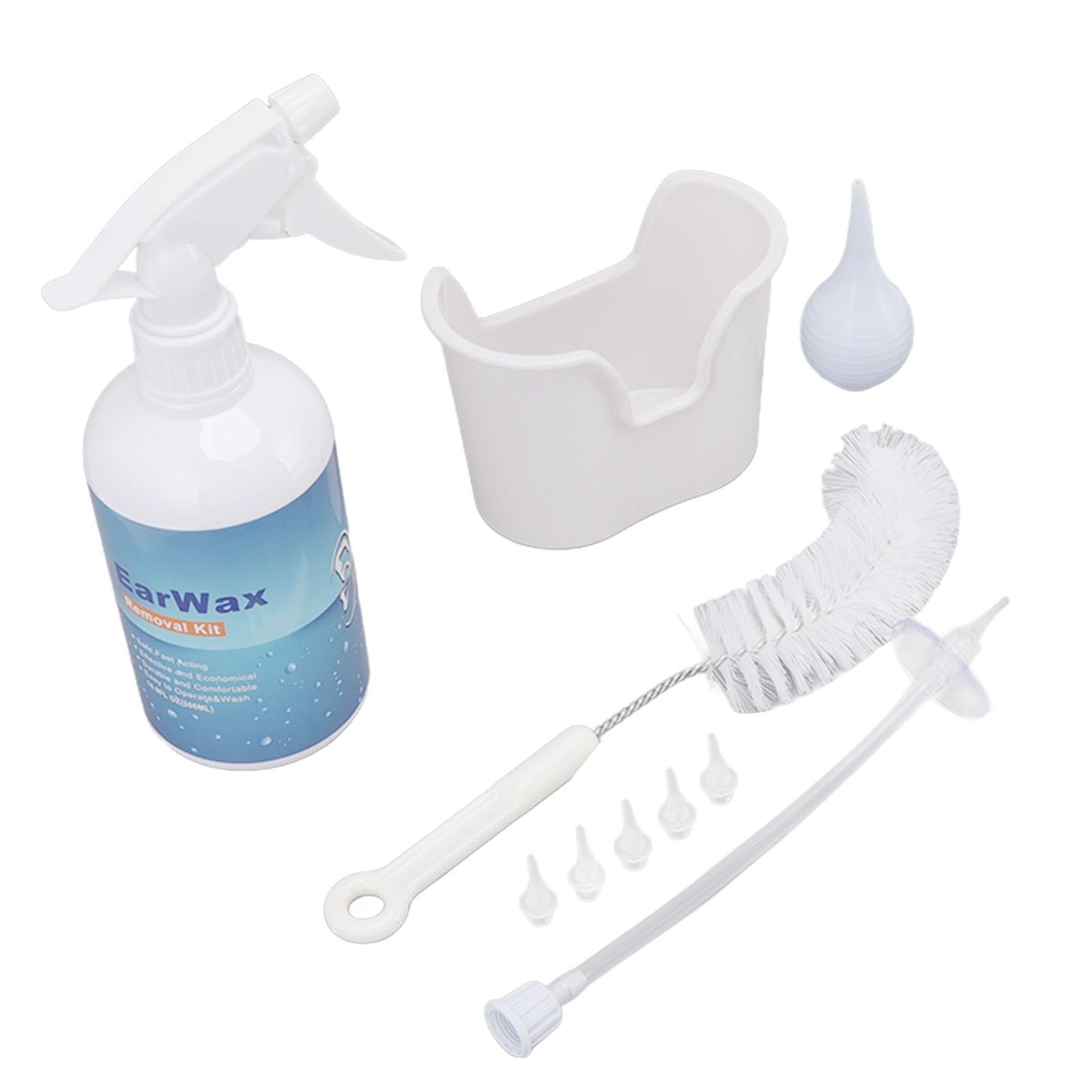 Ear Cleaning Kits 500ml Professional Ear Washer Irrigation Flushing Kit Ear Wax Removal Tool for Home Use