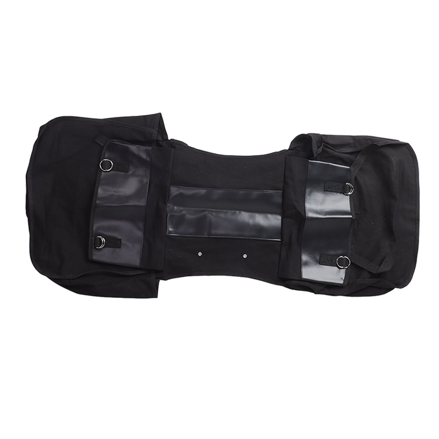 Bike Rear Seat Carrier Pack Portable Large Capacity Bicycle Rear Seat Bag for Outdoor Black