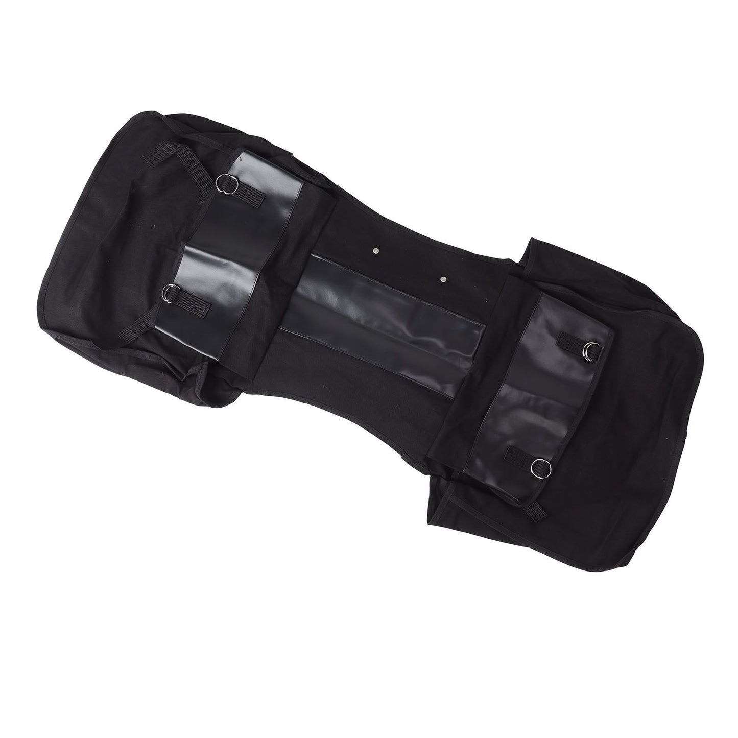 Bike Rear Seat Carrier Pack Portable Large Capacity Bicycle Rear Seat Bag for Outdoor Black