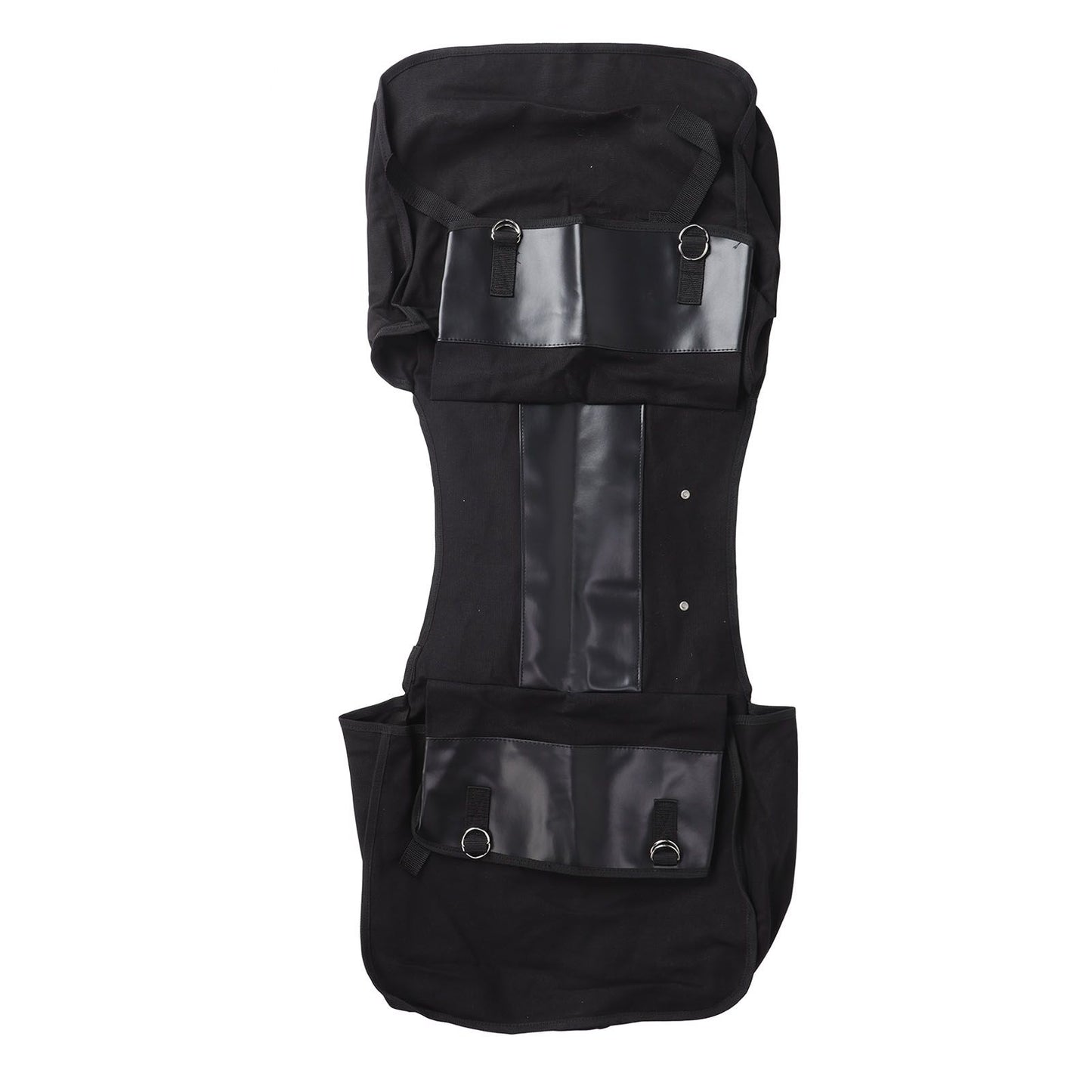 Bike Rear Seat Carrier Pack Portable Large Capacity Bicycle Rear Seat Bag for Outdoor Black